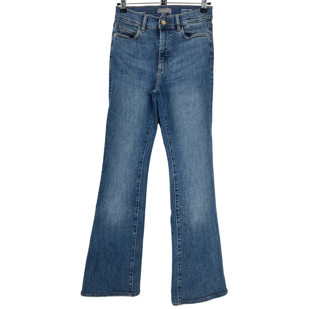 Dl1961 High Rise Blue Bridget Boot Denim Jeans Size 26 - Picture 2 of 4